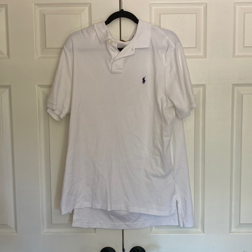 Men’s XL collared Ralph Lauren Polo white shirt size XL